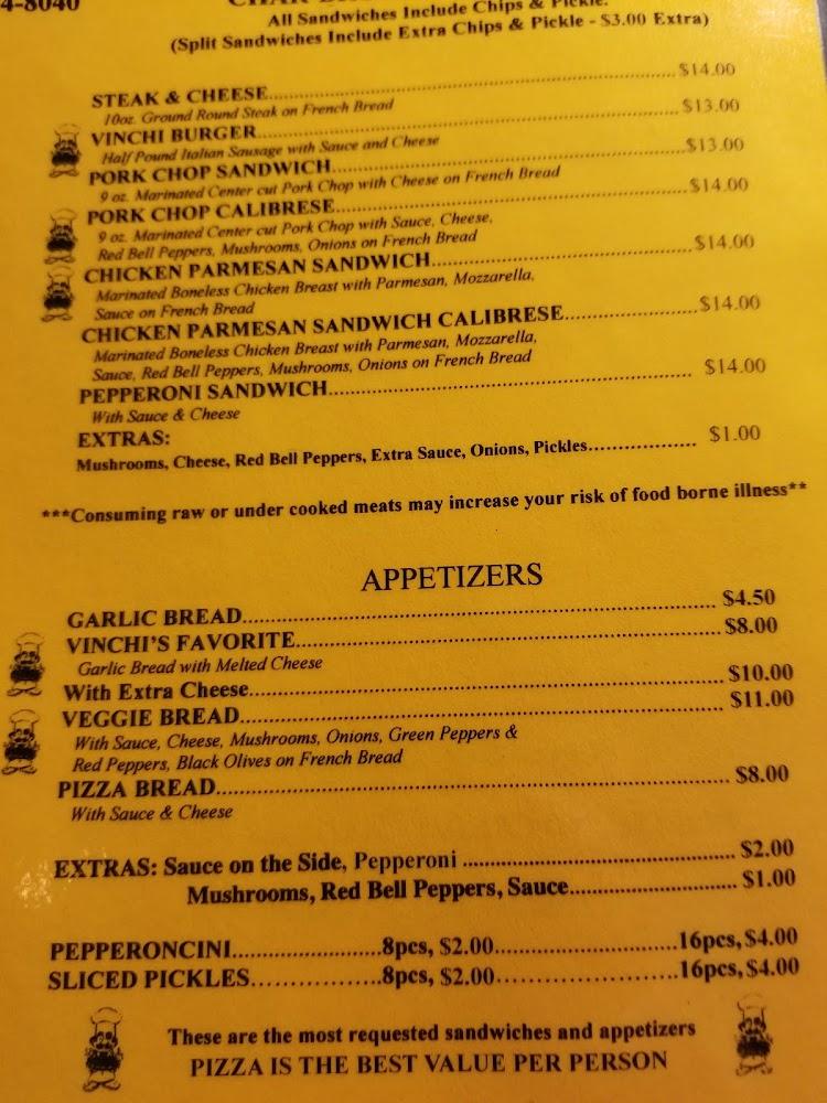 Vinchi's Pizza Steak & Cheese